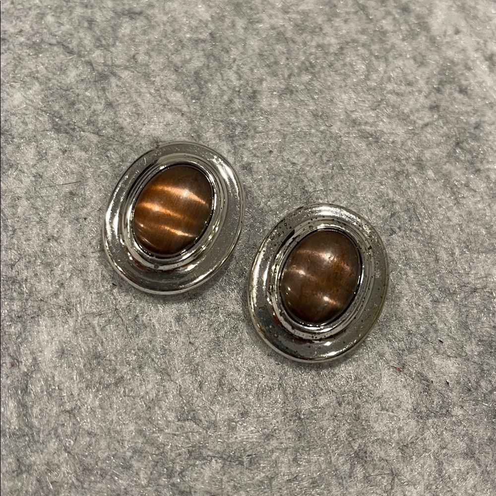 Copper Clip Earrings